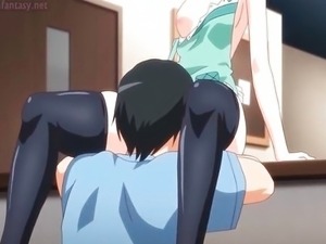 Anime teenie getting twat licked