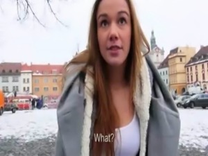 Czech girl giving head