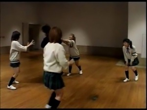 Japanese Schoolgirl Group Strap On Fuck A Guy