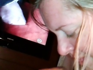 wife gets 1st oral creampie