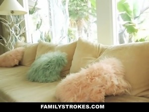FamilyStrokes- Tricking Step-Sis Into A Brotherly Threesome