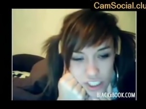 Girl Demonstrates Pussy and Tits on CamSocial.club