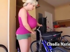 Claudia Marie Riding A Bike