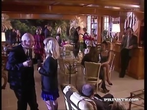 Silvia Saint Sucks a Cock at a Party While Everyone Watches