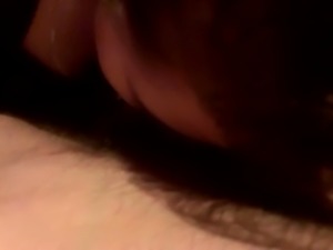 Thirsty amateur girlfriend giving great deepthroat blowjob in POV