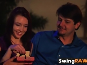 Couples experiencing new sexy things in reality show
