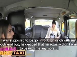 Female Fake Taxi Curvy stunning blonde with big tits
