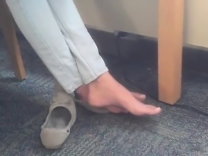 impersonal Indian College teenage Feet at Library