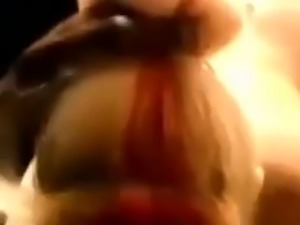 Caucasian bae sucking my big black dick deepthroat in interracial fuck video