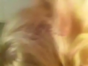Dirty blonde whore gives me deepthroat blowjob before hardcore anal sex