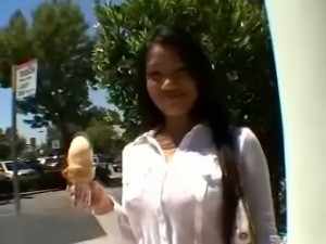 Nothing fake about her and this Asian chick loves masturbating