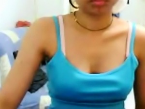 Sexy desi teen chatting with friend