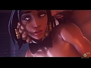 Pharah gets Creampied and Fucked by Mccree night Wanderer big dick