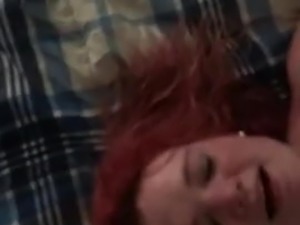 Well rounded redhead loves facial cumshot