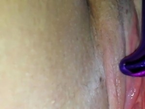 wife playing with vibrator