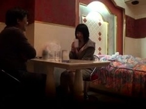 Luscious Oriental housewife can't get enough hardcore sex