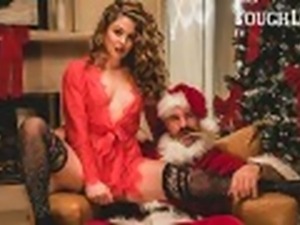 'TOUGHLOVEX Naughty blonde has her own gift for Santa'
