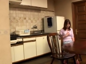 Cheating Japanese wife has a juicy peach starving for cock