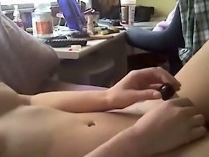 asian girl with lovely tits masturbating