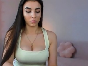 Beautiful brunette with big boobs jerk off instrucions