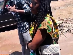 African Hood Girl Piped Down