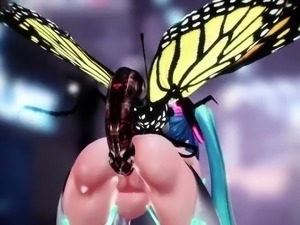 Miku insect fuck by Goutouren