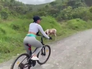 Cute Latin babe decided to publicly enjoy her best friend's dick while riding...