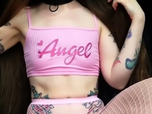 Pink pussy and ass kinky solo toy fun