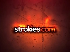 Strokies Emma Starletto gives her first time handjob
