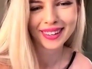 Pussy spreading close ups of blonde slut Adele Sunshine