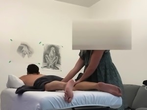 Amateur Blonde BBW Dildoing