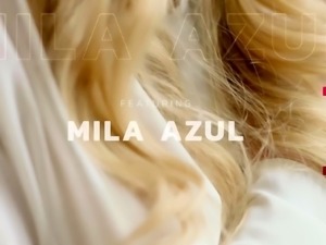 Orgasm of blonde Teen with big boobs