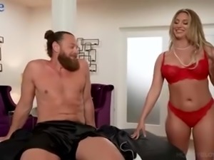 Blonde MILF gives stepson best bj and tits fuck ever