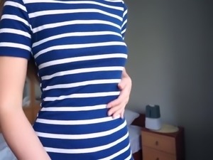 Sexy Slim Buxom MILF Pleases Her Stepson With Dick Riding & Pussyjob, Letting...